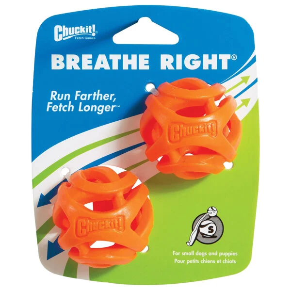 Palla da riporto per cani S, galleggiante, 5 cm, 2 pezzi – Chuckit! Air Fetch Ball