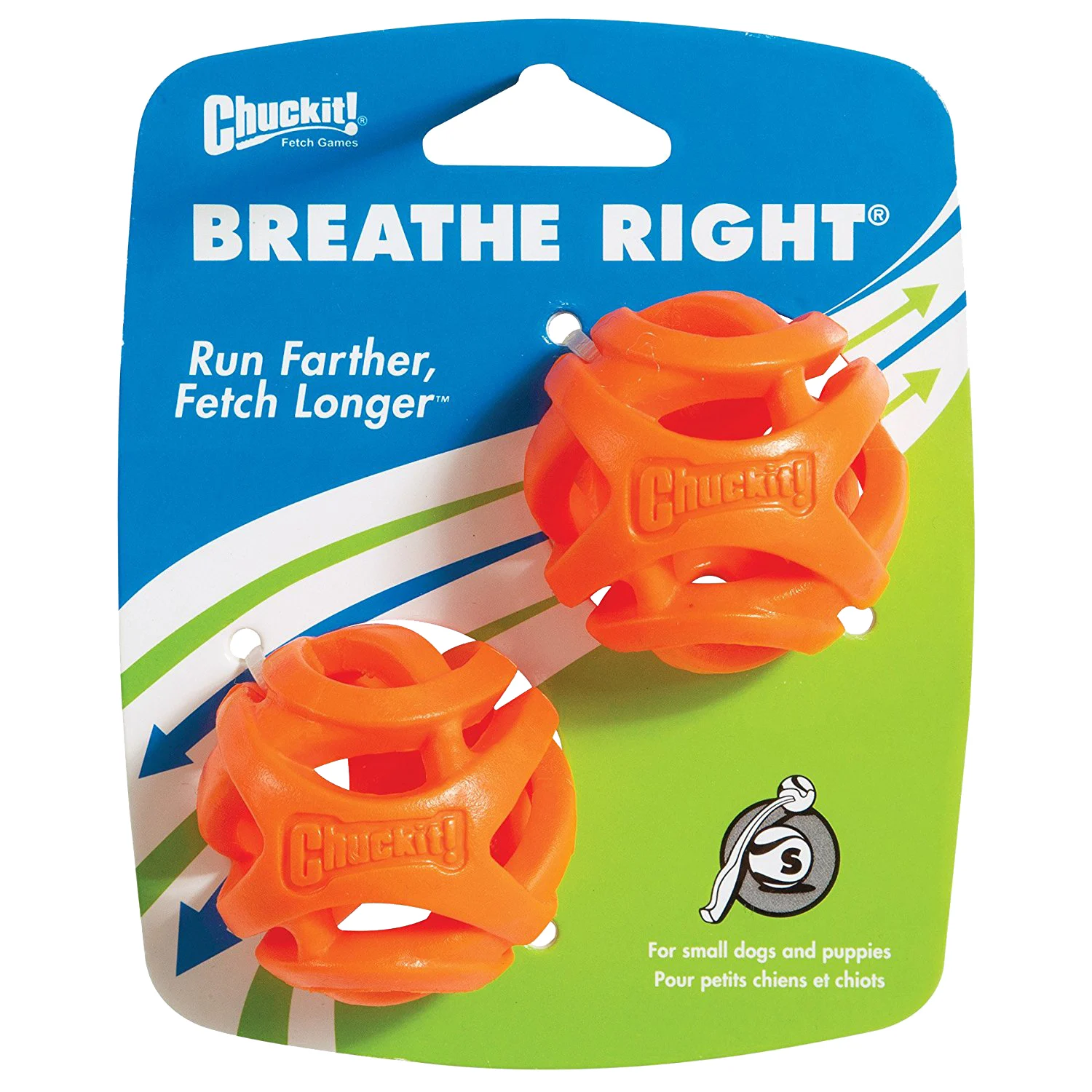 Palla da riporto per cani S, galleggiante, 5 cm, 2 pezzi – Chuckit! Air Fetch Ball - immagine 1