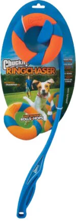 Lancia anelli per cani con impugnatura ergonomica, 56 cm – Chuckit! RingChaser Launcher