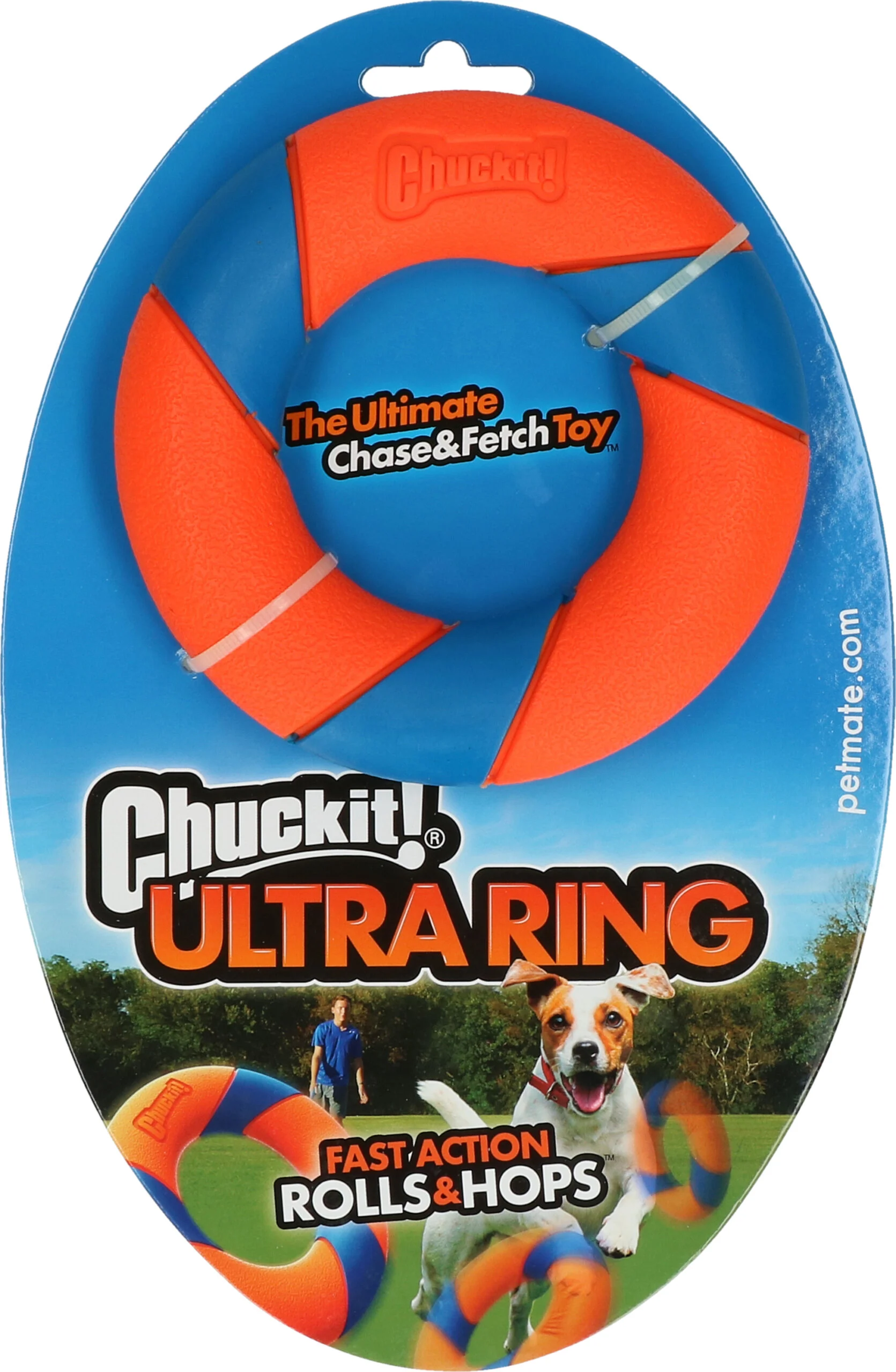 Anello da riporto dal rimbalzo imprevedibile, 12,5 cm – Chuckit! UltraRing - immagine 1