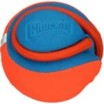 Palla per cani con corda e manico, galleggiante, ø 13 cm – Chuckit! Rope Fetch - immagine 2