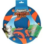 Frisbee per cani in gomma con fischietto, 28 cm – Chuckit! Whistle Flight