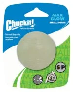 Pallina in gomma luminosa per cani, Ø 5 cm – Chuckit! Max Glow S