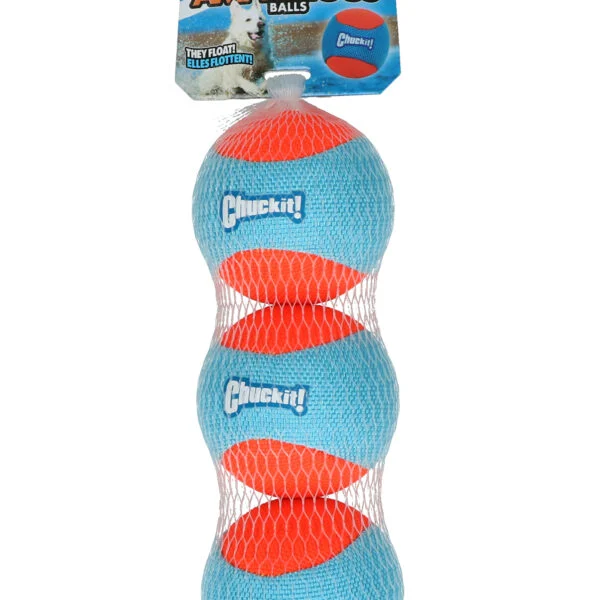 Palline galleggianti per cani da 6 cm, 3 pezzi – Chuckit! Amphibious Fetch Balls