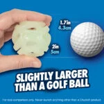 Palla fosforescente per cani S, galleggiante, 4,5 cm, 2 pezzi – Chuckit! Air Glow Fetch Ball - immagine 6