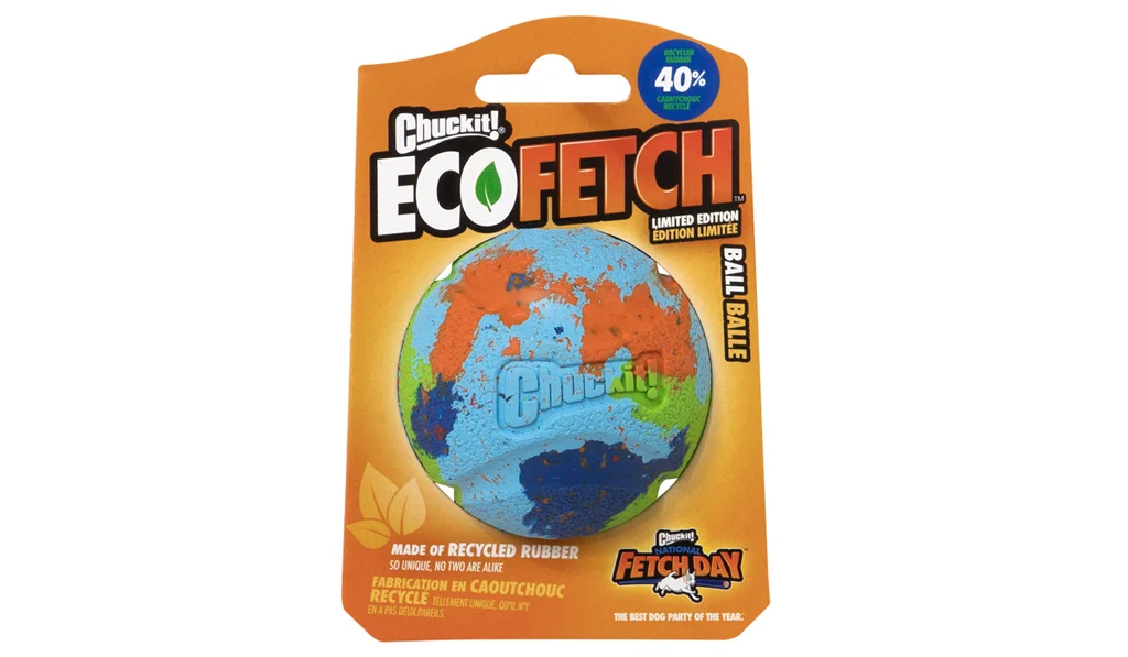 Pallina per cani in gomma riciclata al 40%, 6,35 cm – Chuckit! Eco Fetch Ball - immagine 1