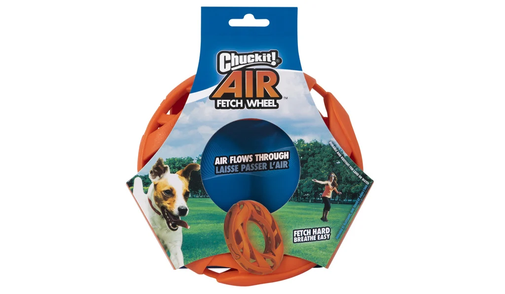 Anello da riporto in plastica, leggero, 18 cm – Chuckit! Air Fetch Wheel - immagine 1