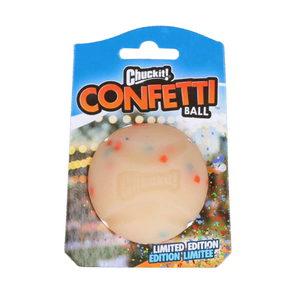Pallina per cani in gomma, rimbalzante, M 6 cm – Chuckit! Confetti Ball