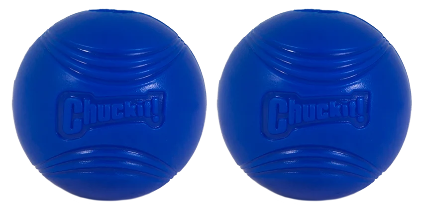 Pallina per cani con rumore frusciante M, ø 6 cm, 2 pezzi – Chuckit! Super Crunch Ball - immagine 2