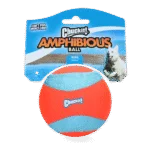 Palla Galleggiante Grande per Cani, Arancione, 11,5 cm – Chuckit! Amphibious Mega Ball