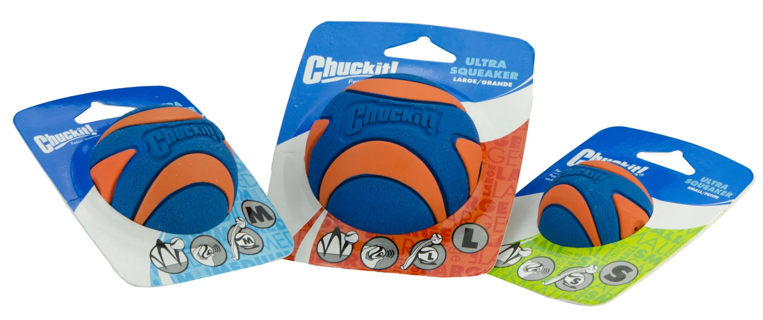 Palline per cani in gomma con squeaker S, ø 5 cm, 2 pezzi – Chuckit! Ultra Squeaker Ball - immagine 2