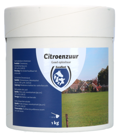Acido citrico per la pulizia, 1 kg – Excellent Citroenzuur