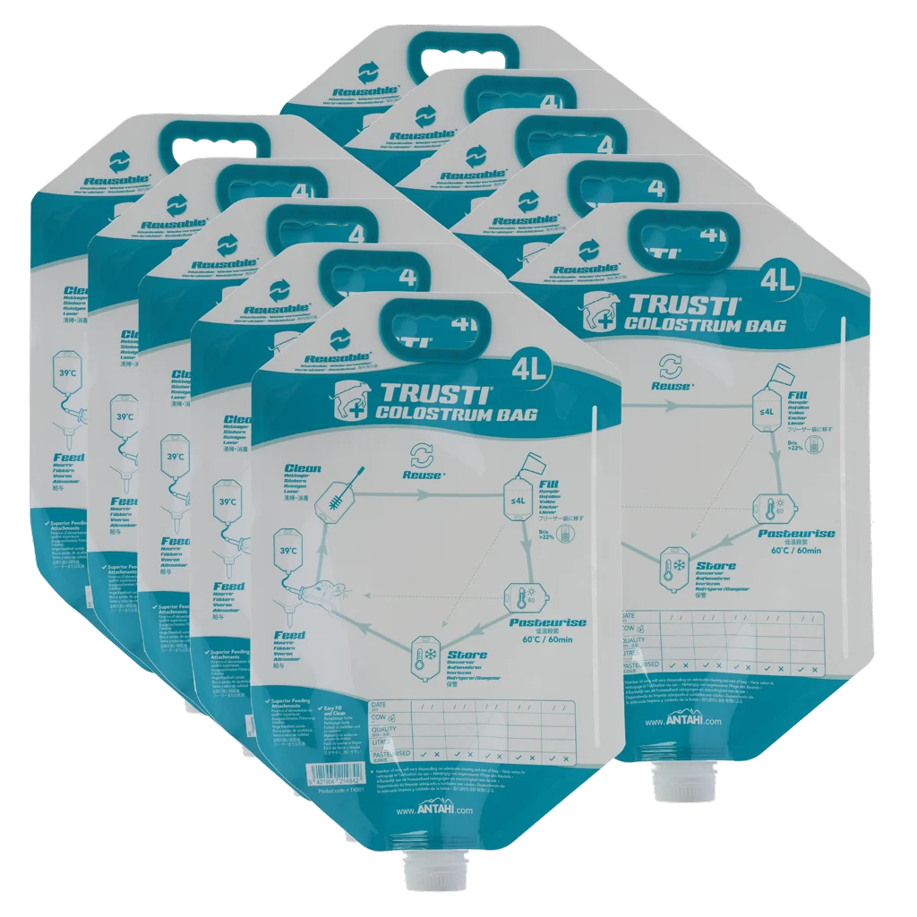 Sacco per colostro per vitelli, riutilizzabile, 4 l, 10 pezzi – Antahi Trusti Colostrum Bag - immagine 1