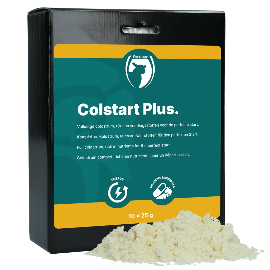 Polvere di colostro per agnelli appena nati, 10 x 25 g – Excellent Colstart Plus - immagine 1
