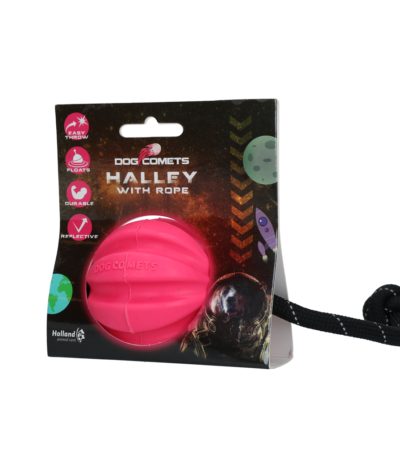 Gioco per cani con corda, rosa – Dog Comets Halley