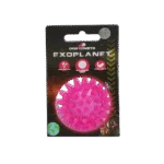 Palla per cani con aculei e gioco sonoro, S 5 cm, rosa – Dog Comets Exoplanet