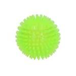 Palla per cani con punte e squeaker, M 8 cm, verde – Dog Comets Exoplanet - immagine 2