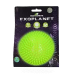 Palla a riccio per cani con fischietto, verde L, 10,5 cm – Dog Comets Exoplanet