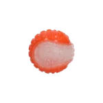 Palla per cani con parte luminosa e squeaker S, 5 cm, Arancione – Dog Comets Glow In The Dark Moon Bal - immagine 2