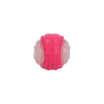 Pallina per cani con parte luminosa e squeaker S, 5 cm, rosa – Dog Comets Glow In The Dark Moon Bal - immagine 3