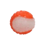 Pallina luminosa per cani con squeaker, M 7,5 cm, arancione – Dog Comets Glow In The Dark Moon Bal - immagine 2