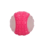 Palla per cani con parte luminosa e sonaglio M, 7,5 cm, rosa – Dog Comets Glow In The Dark Moon Bal - immagine 3