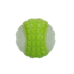 Palla luminosa per cani con fischietto, M 7,5 cm, verde – Dog Comets Glow In The Dark Moon Bal - immagine 3