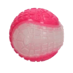 Palla luminosa per cani con fischietto, L 10 cm, rosa – Dog Comets Glow In The Dark Moon Bal - immagine 2