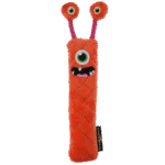 Gioco da riporto per cani in peluche con squeaker, arancione M, 22,5 cm – Dog Comets Invaders - immagine 2