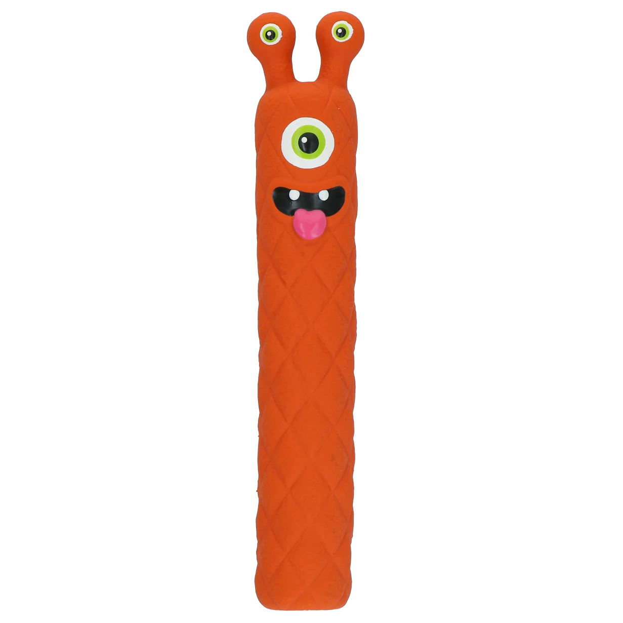 Gioco in lattice per cani con squeaker, arancione M – Dog Comets Latex Invaders - immagine 2