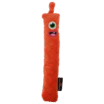 Bastoncino da lancio in peluche per cani con squeaker, arancione L, 32 cm – Dog Comets Invaders - immagine 2