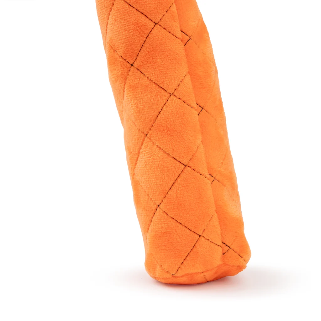 Grande peluche per cani con 3 fischietti, arancione, 150 cm – Dog Comets Invaders XXL - immagine 5