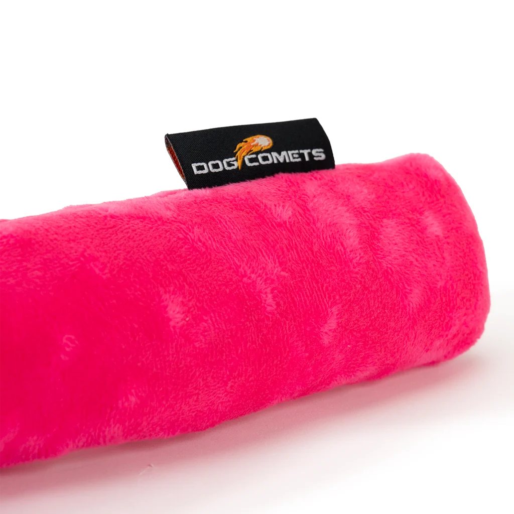 Grande peluche per cani con 3 squeaker, rosa, 150 cm – Dog Comets Invaders XXL - immagine 6
