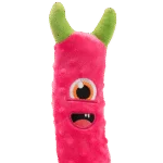 Grande peluche per cani con 3 squeaker, rosa, 150 cm – Dog Comets Invaders XXL - immagine 3