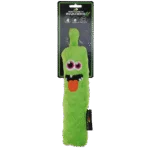 Bastone da riporto in peluche per cani con squeaker, verde M, 22,5 cm – Dog Comets Invaders