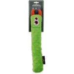 Bastone da riporto in peluche per cani con squeaker, verde L, 32 cm – Dog Comets Invaders
