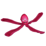 Gioco per cani con squeaker e tentacoli fruscianti, 28 cm, rosa – Dog Comets Alien Octo - immagine 2