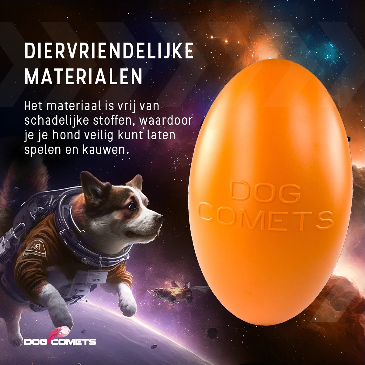 Gioco da riporto per cani galleggiante, 20 cm, arancione – Dog Comets Pan-Stars - immagine 5