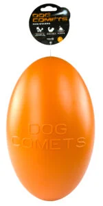Gioco da riporto galleggiante per cani, 30 cm, arancione – Dog Comets Pan-Stars