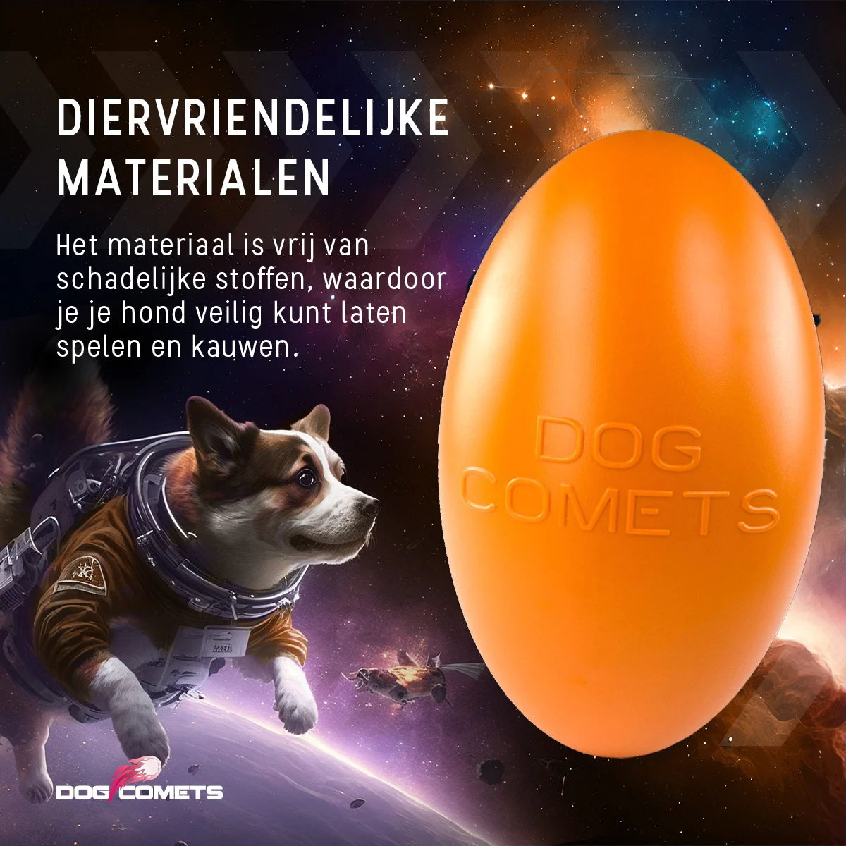 Gioco da riporto galleggiante per cani, 30 cm, arancione – Dog Comets Pan-Stars - immagine 4