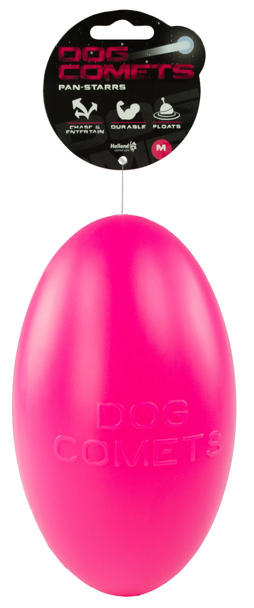 Giocattolo da riporto per cani, galleggiante, 20 cm, rosa – Dog Comets Pan-Stars - immagine 1