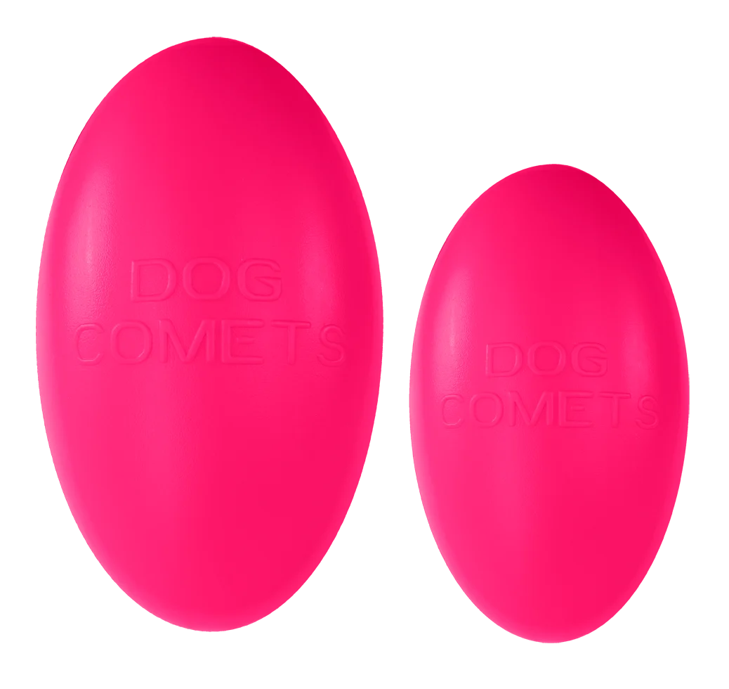 Giocattolo da riporto per cani, galleggiante, 20 cm, rosa – Dog Comets Pan-Stars - immagine 2