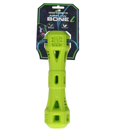 Osso da riporto con aperture, verde L – Dog Comets Airflow Bone