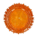 Gioco premiante in gomma TPR, arancione, ø 7 cm – Dog Comets Ceres - Treat Locker - immagine 2