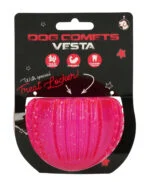 Gioco premiante in gomma TPR, rosa, ø 7 cm – Dog Comets Ceres - Treat Locker