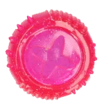 Gioco premiante in gomma TPR, rosa, ø 7 cm – Dog Comets Ceres - Treat Locker - immagine 3