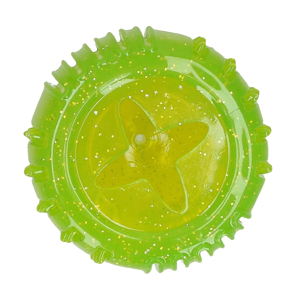 Gioco premio in gomma TPR, verde, ø 7 cm – Dog Comets Ceres - Treat Locker - immagine 3