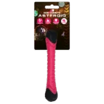 Bastone da riporto per cani con squeaker, 24 cm, rosa – Dog Comets Asteroid
