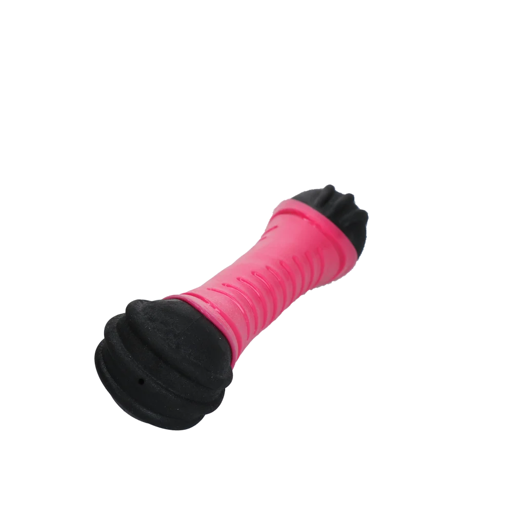 Bastone da riporto per cani con squeaker, 24 cm, rosa – Dog Comets Asteroid - immagine 2