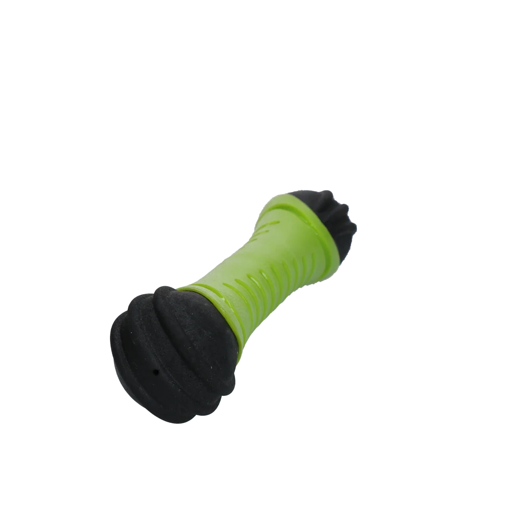 Bastone da lancio per cani con squeaker, 24 cm, verde – Dog Comets Asteroid - immagine 2